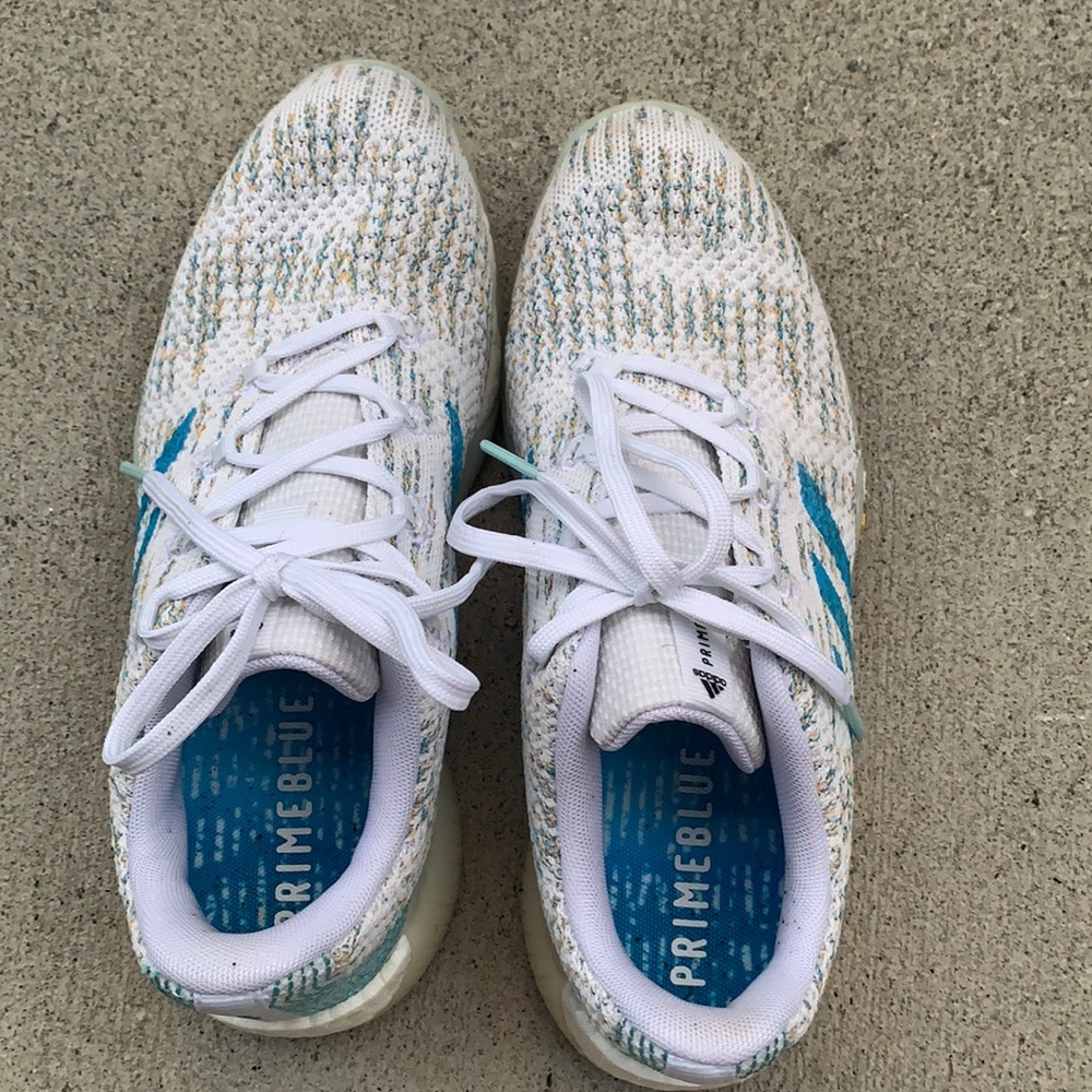 Adidas Women's Codechaos Prime Blue Golf Shoe - Picture 2 of 7
